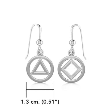 Double Recovery Sterling Silver Earrings TER2224